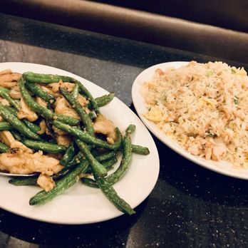 KJ Chinese Restaurant - Chicken fried rice and chicken w/ string beans - Chinese Near Me - Funner, California KJ Chinese Restaurant - Chicken fried rice and chicken w/ string beans - Chinese Near Me - Funner, California