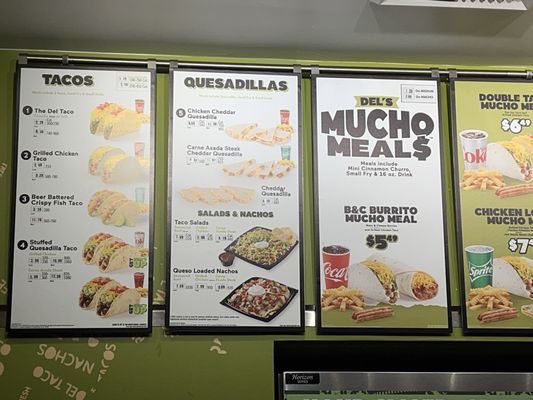 Menu photo 2 Del Taco Chico, CA