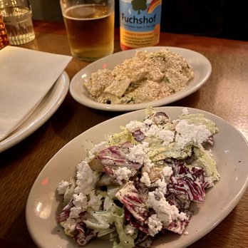 Mid City Restaurant - radicchio pear salad with feta cheese - Tapas Bars Near Me - Cincinnati, Ohio