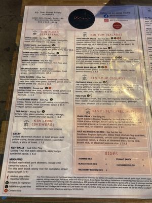 Menu photo 3 Kin Thai Street Eatery Sacramento, CA Menu photo 3 Kin Thai Street Eatery Sacramento, CA