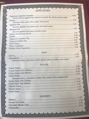 Menu photo 6 Cafe Elegante Burbank, CA