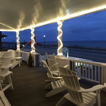 Isabelle's Beach House - Porch at night - Bed & Breakfast Near Me - Oak Bluffs, Massachusetts