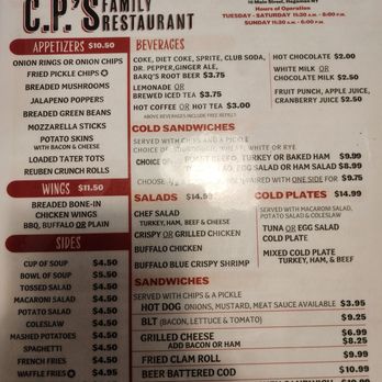 CP's Family Restaurant - Burgers Near Me - Hagaman, New York CP's Family Restaurant - Burgers Near Me - Hagaman, New York