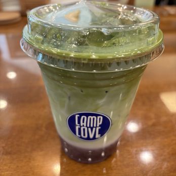 Camp Cove - Iced Blueberry Matcha - Cafes Near Me - Sacramento, California Camp Cove - Iced Blueberry Matcha - Cafes Near Me - Sacramento, California
