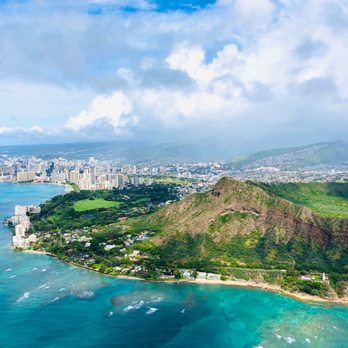 Rainbow Helicopters - Diamond Head - Aerial Tours Near Me - Honolulu, Hawaii