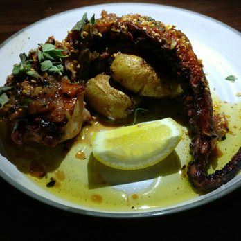 Little Donkey - Charred Octopus - Tapas/Small Plates Near Me - Cambridge, Massachusetts Little Donkey - Charred Octopus - Tapas/Small Plates Near Me - Cambridge, Massachusetts