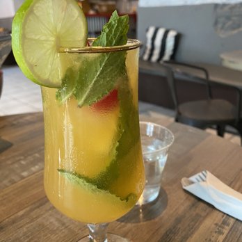 Kaffe Haus - Passion fruit Mojimosa; a mojito mixed with a mimosa! - Breakfast & Brunch Near Me - San Juan, Puerto Rico