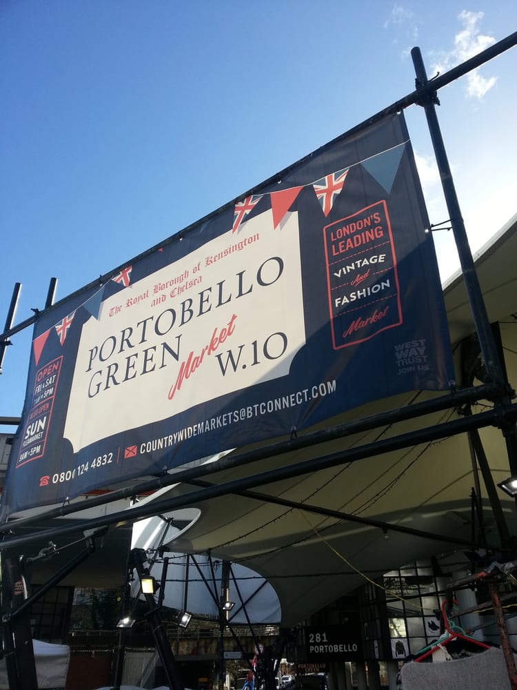 PORTOBELLO GREEN MARKET Under the canopy of the Westway flyover