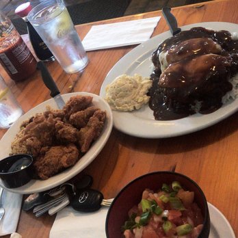Back Home In Lahaina - Lahaina Fried Chicken, Loco Moco and my side of lomi lomi salmon - Hawaiian Near Me - Carson, California Back Home In Lahaina - Lahaina Fried Chicken, Loco Moco and my side of lomi lomi salmon - Hawaiian Near Me - Carson, California