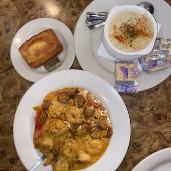 Crystal Beer Parlor - Shrimp & Grits
Crab Soup
Cornbread - Southern Near Me - Savannah, Georgia Crystal Beer Parlor - Shrimp & Grits
Crab Soup
Cornbread - Southern Near Me - Savannah, Georgia