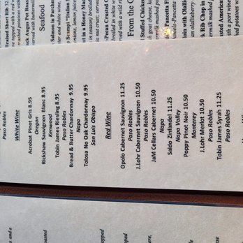 The Sow's Ear - Menu - Cafes Near Me - Cambria, California