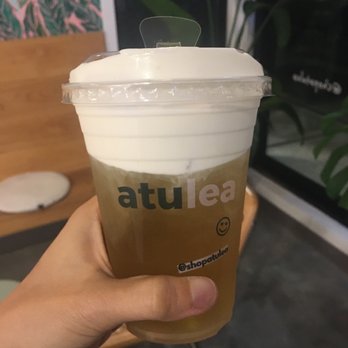 Atulea - Peach jasmine cheese tea Yum! - Bubble Tea Near Me - Seattle, Washington