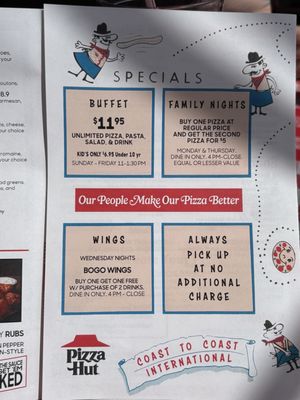 Menu photo 2 Pizza Hut Chandler, TX Menu photo 2 Pizza Hut Chandler, TX