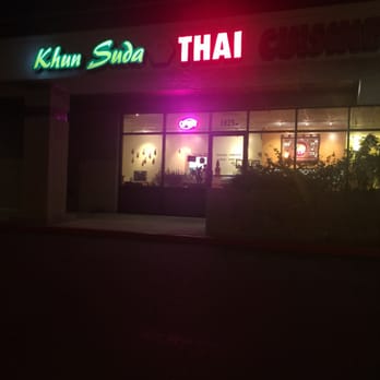 Khun Suda - Half the sign is burnt out. A bit hard to find at night . It's by Jim Boys tacos. - Thai Near Me - Roseville, California Khun Suda - Half the sign is burnt out. A bit hard to find at night . It's by Jim Boys tacos. - Thai Near Me - Roseville, California