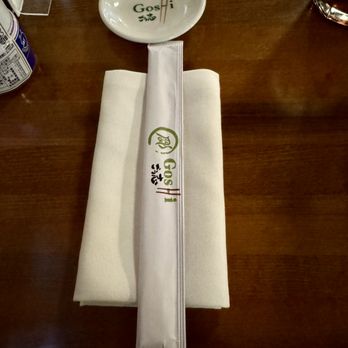Izakaya Goshi - Place setting - Beer Bar Near Me - San Luis Obispo, California Izakaya Goshi - Place setting - Beer Bar Near Me - San Luis Obispo, California