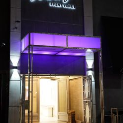Mirage Venue - Welcoming guests with a glowing modern entrance that sets the tone for stylish events.