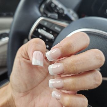 GM iLash & Nails - Forever french nails! Using only pink and white acrylic and some polish on top! Gorgeous - Waxing Near Me - Hilo, Hawaii GM iLash & Nails - Forever french nails! Using only pink and white acrylic and some polish on top! Gorgeous - Waxing Near Me - Hilo, Hawaii