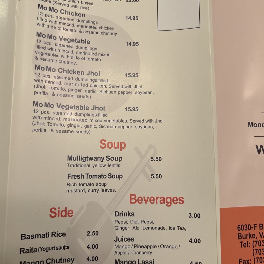 Raaga Tandoor - Menu - Indian Near Me - Burke, Virginia Raaga Tandoor - Menu - Indian Near Me - Burke, Virginia