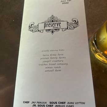 Preserve - New menu - Lounges Near Me - Winters, California Preserve - New menu - Lounges Near Me - Winters, California