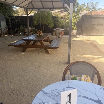Chez Luc’s - Outdoor patio - Coffee & Tea Near Me - Sacramento, California
