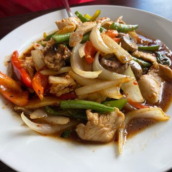 Thesen Asian Noodle Bar - Thai Basil Chicken...delicious!!! - Noodles Near Me - Naples, Florida Thesen Asian Noodle Bar - Thai Basil Chicken...delicious!!! - Noodles Near Me - Naples, Florida