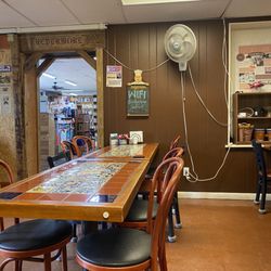 Southland Books & Cafe - Entrance from restaurant to bookstore.