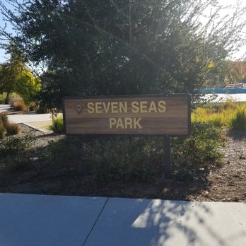 Seven Seas Park - park sign - Playgrounds Near Me - Sunnyvale, California Seven Seas Park - park sign - Playgrounds Near Me - Sunnyvale, California
