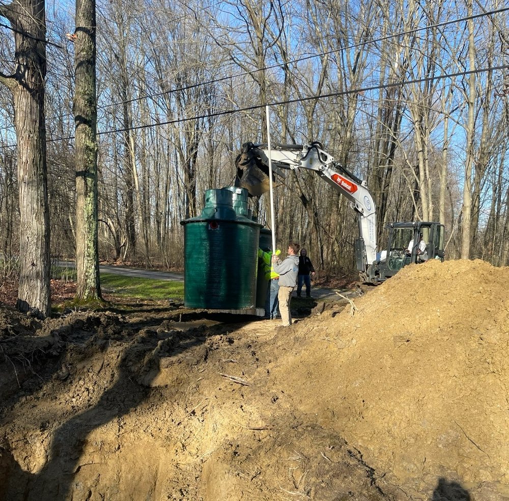 Slide of Lehman Drain & Septic