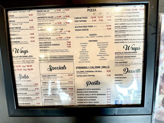 Menu photo 1 Five Bros Pizza Raleigh, NC