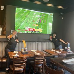 The Hearth - Large tv's for the big game.