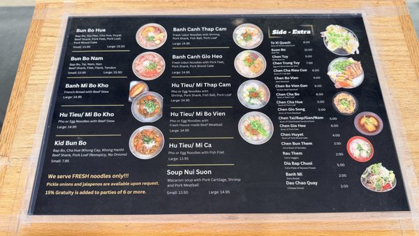 Menu photo 1 Vua Bun Bo Houston, TX