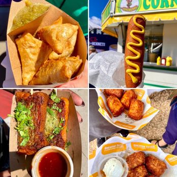 Minnesota State Fair - Sambusa 3/5; corn dog 5/5; stuffed tater tots 4/5; shrimp toast 2/5 - Festivals Near Me - Saint Paul, Minnesota Minnesota State Fair - Sambusa 3/5; corn dog 5/5; stuffed tater tots 4/5; shrimp toast 2/5 - Festivals Near Me - Saint Paul, Minnesota