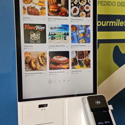 Ordering kiosk.