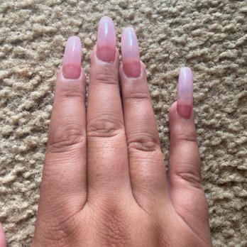 Crystal Nails - Not correct shape   What shape Is this ??? - Nail Salons Near Me - San Diego, California