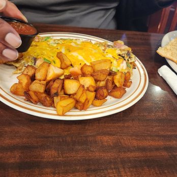 Theo's Grill & Bar - Omelet and home fries - American Near Me - Grand Prairie, Texas Theo's Grill & Bar - Omelet and home fries - American Near Me - Grand Prairie, Texas