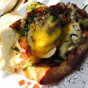 Bustan - Sabich: Turkish Eggplant sandwich - Mediterranean Near Me - New York, New York