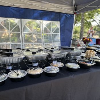 Jalisco's Catering Services - Taco Bar all set up. - Caterers Near Me - Sacramento, California Jalisco's Catering Services - Taco Bar all set up. - Caterers Near Me - Sacramento, California