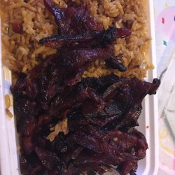 Ming Kong Kitchen - Burned to a crisp boneless spare rib combo... completely inedible