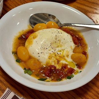 LeoGreta - Buratta with tomatoes - Italian Near Me - Carnegie, Pennsylvania LeoGreta - Buratta with tomatoes - Italian Near Me - Carnegie, Pennsylvania