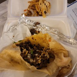 I had ordered a steak/chicken burrito very dissatisfied.