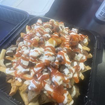 Halal Spot - Mix over fries - Mediterranean Near Me - Citrus Heights, California Halal Spot - Mix over fries - Mediterranean Near Me - Citrus Heights, California
