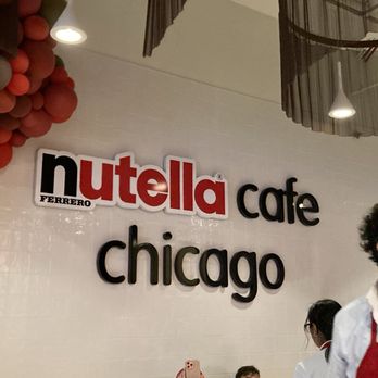 Nutella Cafe - Sign - Desserts Near Me - Chicago, Illinois