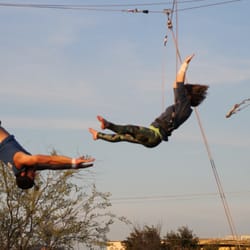 Fly Boise - Center stage at Fly! Boise will house the flying trapeze rig.