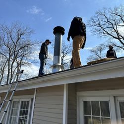 Lindemann Chimney Heating & Cooling - The stack pipe for the fireplace replaced