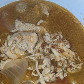 Siam Grill - That's the Tom Yum broth with chicken in my bowl at home. - Thai Near Me - Portland, Oregon Siam Grill - That's the Tom Yum broth with chicken in my bowl at home. - Thai Near Me - Portland, Oregon