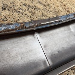 City of Childress - Large slide with sharp metal edges- will cut!