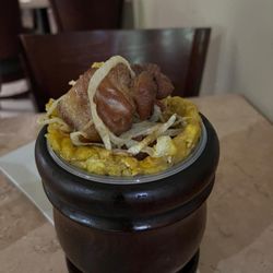 El Yunque Treehouse - Mofongo stuffed with carne frita
