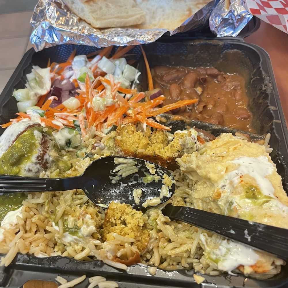 Big Red Halal - Falafal Rice Platter - Afghan Near Me - Springfield, Virginia