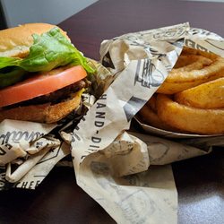 Wayback Burgers - Classic and Onion Rings