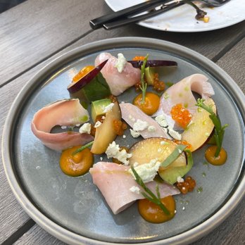 Broma - Yellowtail crudo - New American Near Me - Mountain View, California